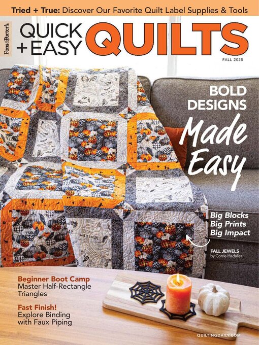 Title details for Quick+Easy Quilts by Peak Media Properties, LLC - Available